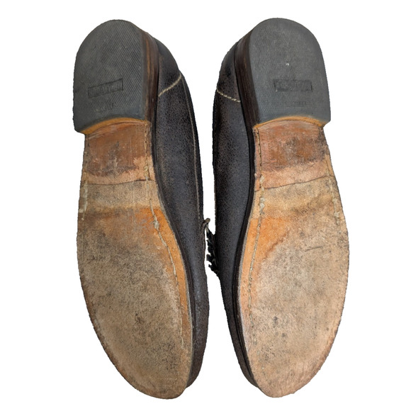 Martin Dingman Horse Bit Loafers Men 10.5 Pebbled Leather Old Money Quiet Luxury main image 5